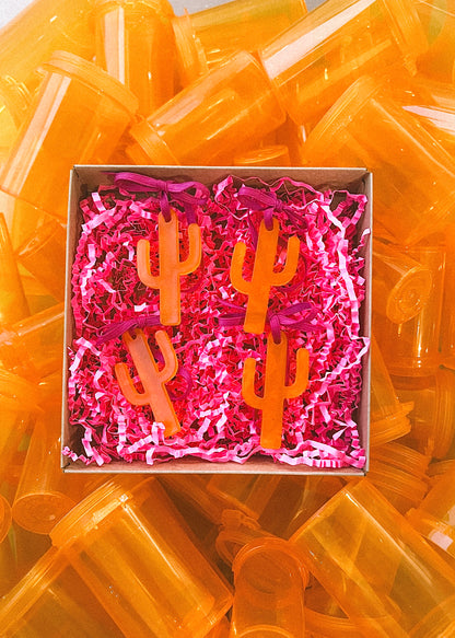 Pill Bottle Ornaments (set of 4)