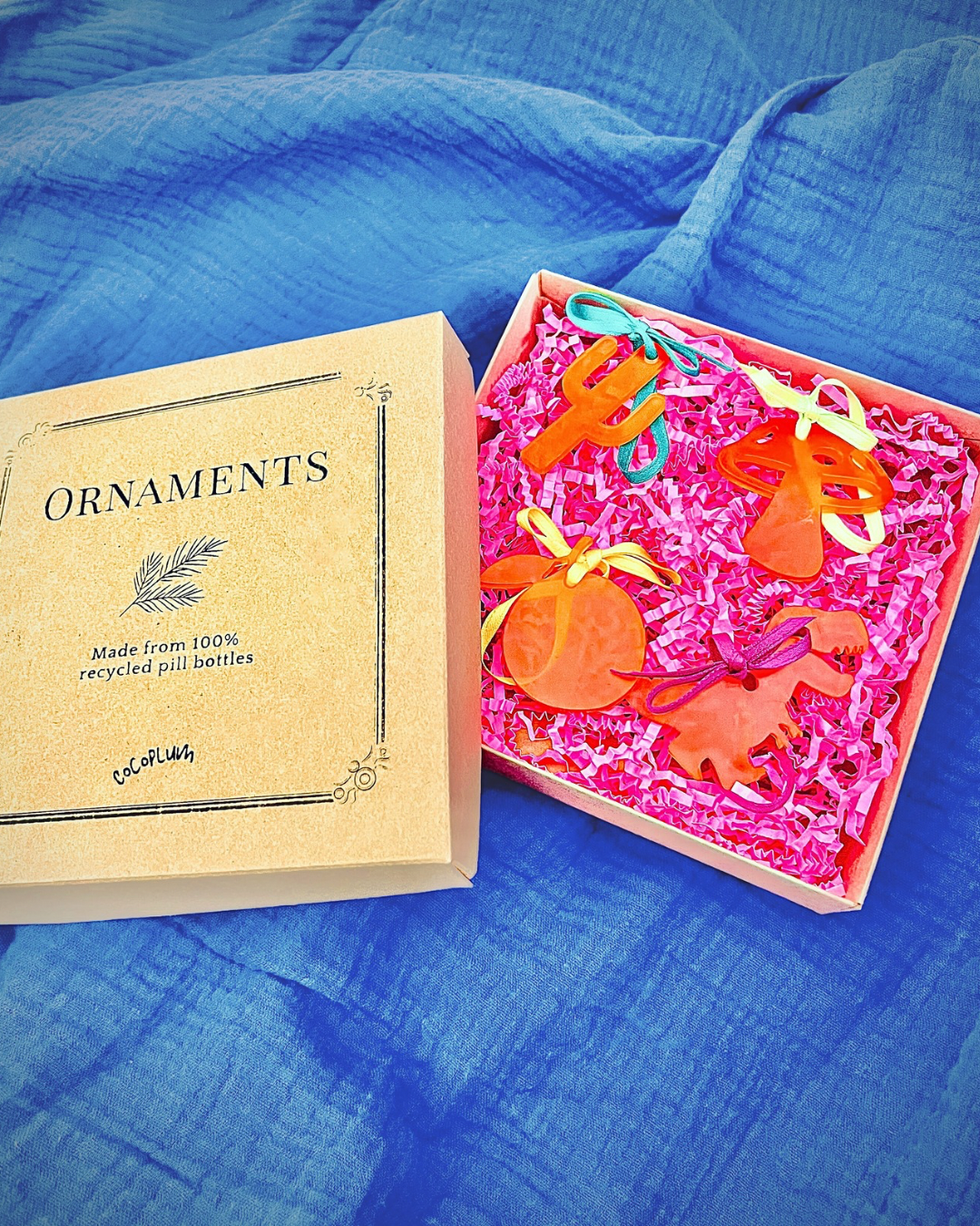 Pill Bottle Ornaments (set of 4)