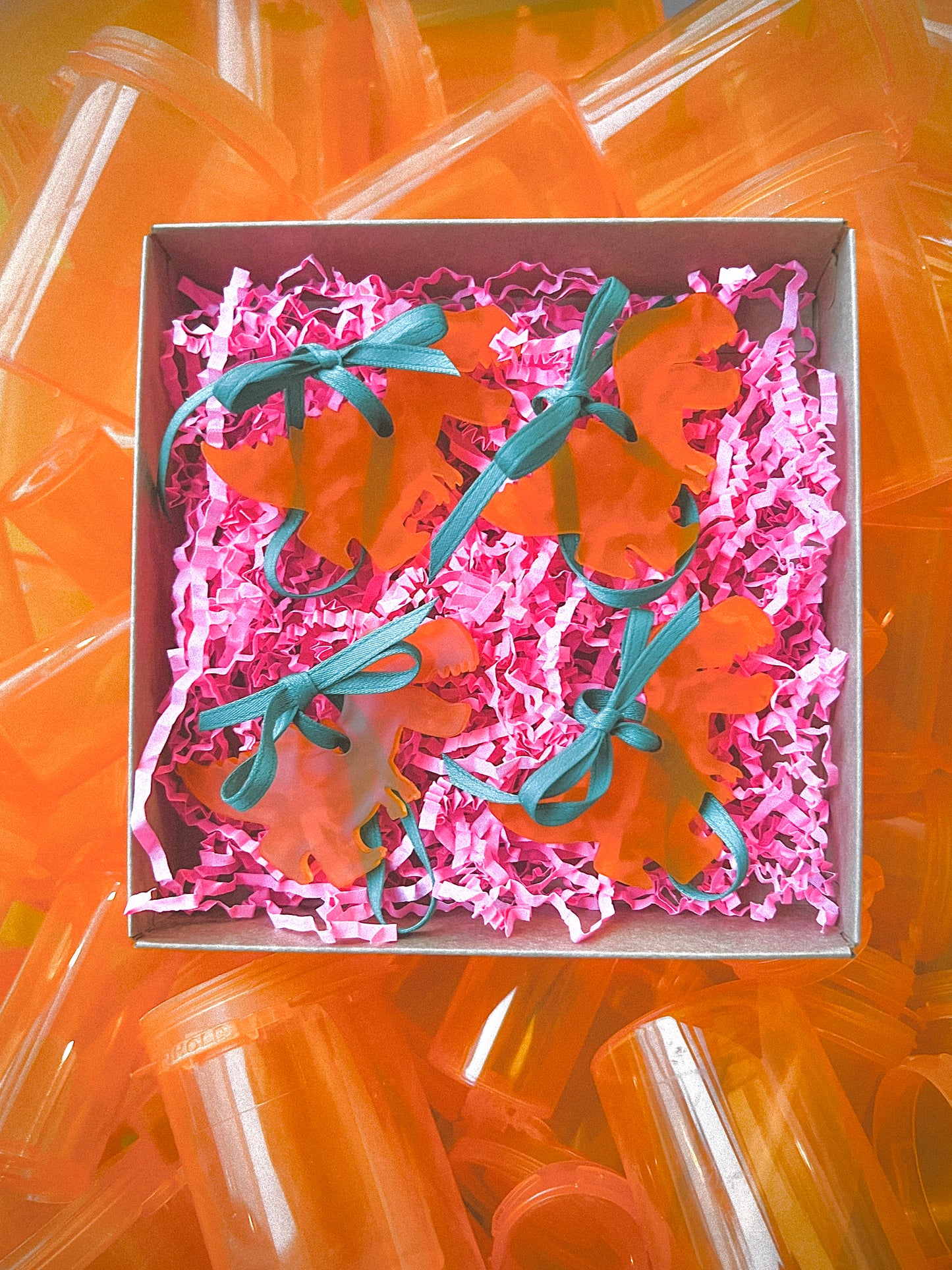 Pill Bottle Ornaments (set of 4)