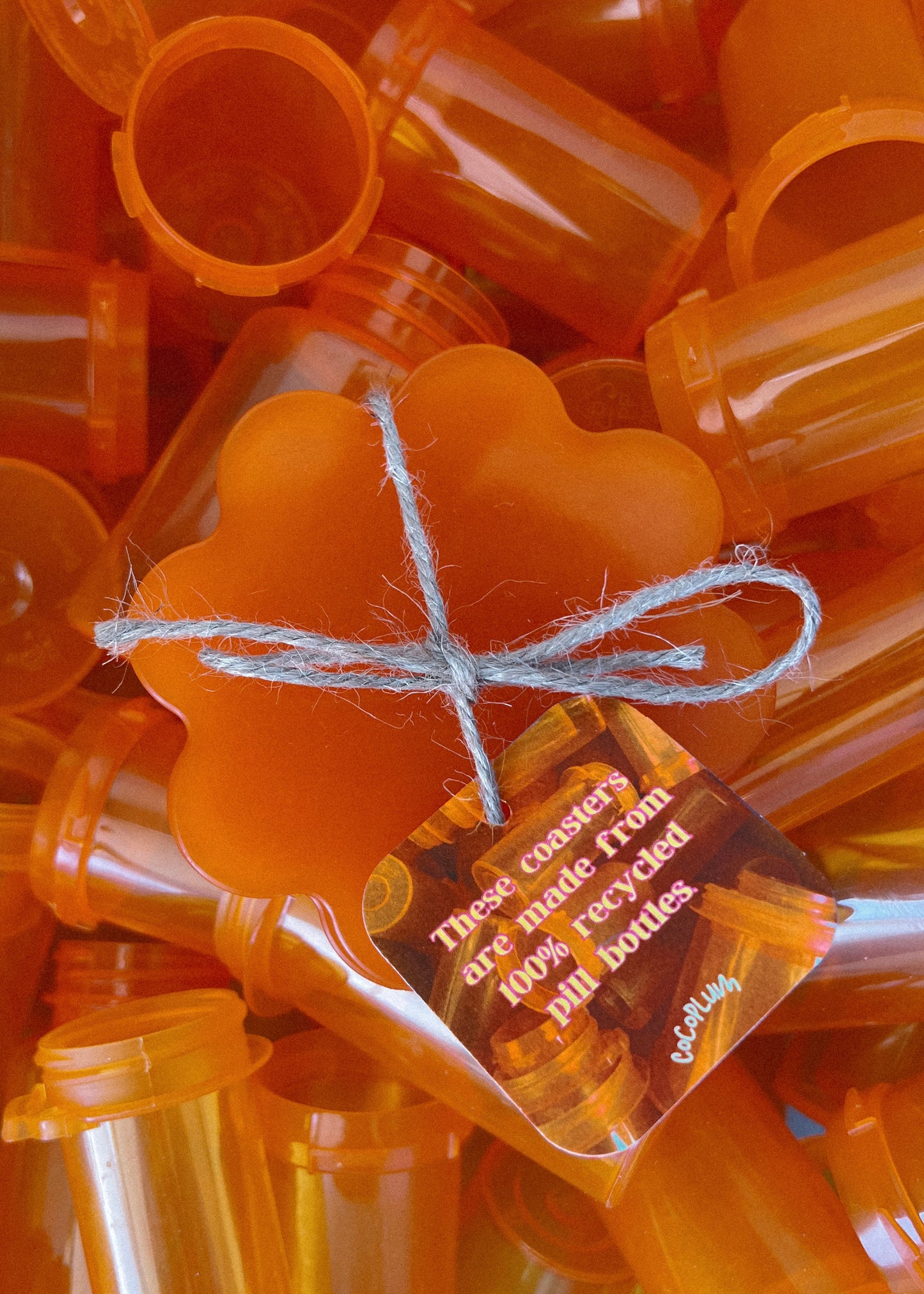 Pill Bottle Coasters