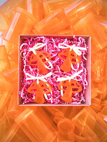 Pill Bottle Ornaments (set of 4)